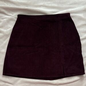 Womens Hollister corduroy skirt
